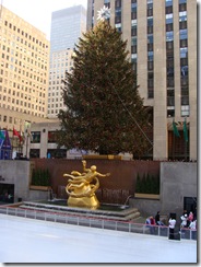 Árbol navideño de Rockefeller Center el 3 de enero de 2009